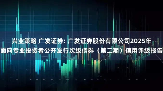 兴业策略 广发证券: 广发证券股份有限公司2025年面向专业投资者公开发行次级债券（第二期）信用评级报告