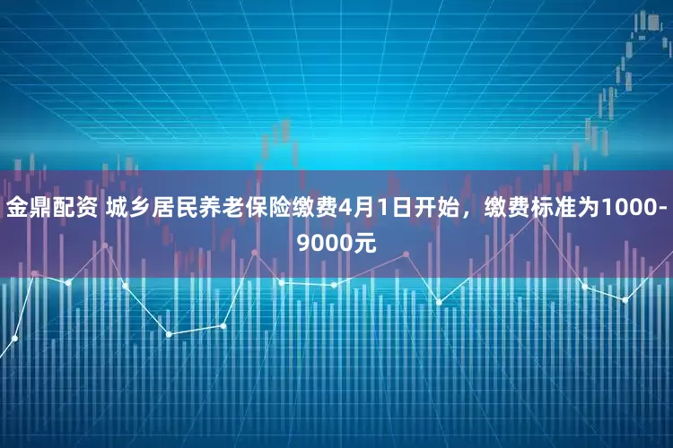 金鼎配资 城乡居民养老保险缴费4月1日开始,缴费标准为1000-9000元